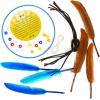 Fun Express Dream Catcher with Educational Card Craft Kit – Makes 12, Great for School, Church and Home Crafts for Kids