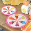 Fun Express I Scream for Ice Cream Party Paper Dinner Plates – Ice Cream Theme Disposable Dessert Plates – Tableware Decorations for Birthday New Year Events Baby Shower – Party Supplies – 8 Pieces