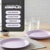 Fun Express Lavender Paper Dinner Plates – Lavender Disposable Dessert Paper – Tableware Dinner Plates for Wedding Events & Celebrations Baby Shower Birthday Party Supplies – 24 Pieces