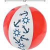 Fun Express Nautical 14″ Beach Balls Summer Toys- 12 Individual Beach Balls – VBS Vacation Bible School Supplies/Decor