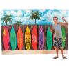 Fun Express Surfs Up Surfboard Backdrop Banner for Party – VBS Vacation Bible School Supplies/Decor – 3 Pieces