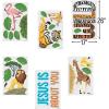 Fun Express Wild About Jesus Bb Set – Educational and Learning Activities for Kids – VBS Vacation Bible School Supplies/Decor – 67 Pieces