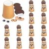 Fun Express 3″ x 5 1/2″ Fall Smiling Squirrel Cup Craft Kit – Makes 12