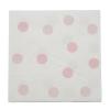Fun Express 6 1/2″ Baby Shower Pink Polka Dot Paper Luncheon Napkin – 16 Count