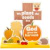 Fun Express 6″ x 5 1/4″ 3D Religious Fall Harvest Cross Stand-Up Craft Kit – Makes 12