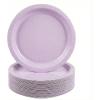 Fun Express Lavender Paper Dinner Plates – Lavender Disposable Dessert Paper – Tableware Dinner Plates for Wedding Events & Celebrations Baby Shower Birthday Party Supplies – 24 Pieces