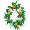 Fun Express Luau Fleece Tie Lei Craft Kit – Makes 3