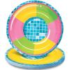 Fun Express Pool Party Beach Ball Paper Dessert Plates – Disposable Pool Beach Ball Theme Plates – Party Decorations Tableware Perfect for Birthday Baby Showers – Supplies – 8 Pieces