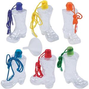 Fun Express Cowboy Boot Sand Art Bottle Necklaces – VBS Vacation Bible School Supplies/Decor – Crafts for Kids and Fun Home Activities
