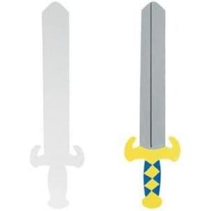 Fun Express DIY Swords for Kids – Makes 12, Each Toy is 20 inches Long – Crafts for Kids and Fun Home Activities – VBS Vacation Bible School Supplies/Decor