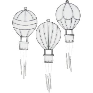 Fun Express Hot Air Balloon Suncatcher Wind Chimes – VBS Vacation Bible School Supplies/Decor – Crafts for Kids and Fun Home Activities