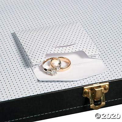 image:imageFun Express Wedding Ring Bearer Security Case Coated Cardboard Box Unique Ceremony Supplies