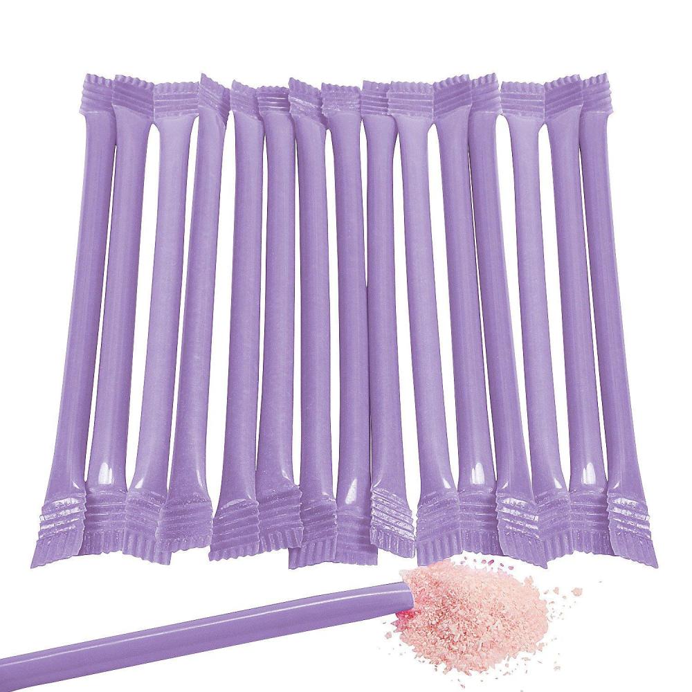 image:imageCandy Filled Straws Powder Sticks Bulk Set of 240 Party Gender Reveal Wedding and Buffet Candy Hot PinkPurple