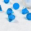Acrylic Diamond-Shaped Blue Gems (1″ x .75″) 25 Count – Elegant & Dazzling Design, Great Decorations For Weddings & Themed Parties