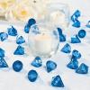 Acrylic Diamond-Shaped Blue Gems (1″ x .75″) 25 Count – Elegant & Dazzling Design, Great Decorations For Weddings & Themed Parties