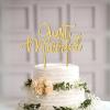 Fun Express – Just Married Cake Topper for Wedding – Home Decor – Gifts – Wedding & Bridal – Wedding – 1 Piece