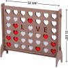 Fun Express – Love Connect Wood Disc Game for Wedding – Toys – Games – Indoor & Mini Game Sets – Wedding – 1 Piece