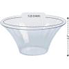 Fun Express – Med Plastic Flared Bowls (3pc) for Wedding – Party Supplies – Serveware & Barware – Serving Bowls – Wedding – 3 Pieces