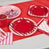 Fun Express 40 x 100 Feet Plastic Table Cover Roll Premium Disposable Plastic Tablecloth for All Type/Shape Tables | Picnic, Party, Banquet, Birthdays, Weddings (Green)(Red)