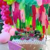 Fun Express 40 x 100 Feet Plastic Table Cover Roll Premium Disposable Plastic Tablecloth for All Type/Shape Tables | Picnic, Party, Banquet, Birthdays, Weddings (Green)(Hot Pink)