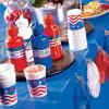 Fun Express 40 x 100 Feet Plastic Table Cover Roll Premium Disposable Plastic Tablecloth for All Type/Shape Tables | Picnic, Party, Banquet, Birthdays, Weddings (Green)(Blue)