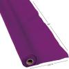 Fun Express 40 x 100 Feet Plastic Table Cover Roll Premium Disposable Plastic Tablecloth for All Type/Shape Tables | Picnic, Party, Banquet, Birthdays, Weddings (Green)(Plum)
