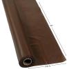 Fun Express 40 x 100 Feet Plastic Table Cover Roll Premium Disposable Plastic Tablecloth for All Type/Shape Tables | Picnic, Party, Banquet, Birthdays, Weddings (Green)(Chocolate)