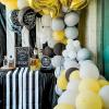 Fun Express 40 x 100 Feet Plastic Table Cover Roll Premium Disposable Plastic Tablecloth for All Type/Shape Tables | Picnic, Party, Banquet, Birthdays, Weddings (Green)(Black)