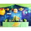 Fun Express 40 x 100 Feet Plastic Table Cover Roll Premium Disposable Plastic Tablecloth for All Type/Shape Tables | Picnic, Party, Banquet, Birthdays, Weddings (Green)(Lime)