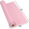 Fun Express 40 x 100 Feet Plastic Table Cover Roll Premium Disposable Plastic Tablecloth for All Type/Shape Tables | Picnic, Party, Banquet, Birthdays, Weddings (Green)(Pink)