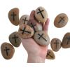 Fun Express Bulk Cross Worry Stones – Home Decor – Vbs Vacation Bible School Supplies Decor – Religious Gifts for Friends Wedding Christmas – 48 Pieces