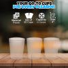 Fun Express Clear Frosted Plastic Cups 16 oz 50 Pack – Premium Disposable Drinkware for Wedding Reception, Birthday Party & Special Events | Elegant Hard Plastic Tumblers with Modern Design