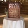 Fun Express Dance Floor Rules Cardboard Sign – 23″ Party Décor for Weddings Birthdays & Celebrations – Fun & Playful Dance Floor Sign for Event Venues Receptions & Parties – 1 Piece