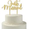 Fun Express – Just Married Cake Topper for Wedding – Home Decor – Gifts – Wedding & Bridal – Wedding – 1 Piece