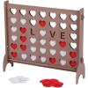 Fun Express – Love Connect Wood Disc Game for Wedding – Toys – Games – Indoor & Mini Game Sets – Wedding – 1 Piece