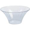 Fun Express – Med Plastic Flared Bowls (3pc) for Wedding – Party Supplies – Serveware & Barware – Serving Bowls – Wedding – 3 Pieces
