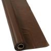Fun Express 40 x 100 Feet Plastic Table Cover Roll Premium Disposable Plastic Tablecloth for All Type/Shape Tables | Picnic, Party, Banquet, Birthdays, Weddings (Green)(Chocolate)