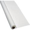 Fun Express 40 x 100 Feet Plastic Table Cover Roll Premium Disposable Plastic Tablecloth for All Type/Shape Tables | Picnic, Party, Banquet, Birthdays, Weddings (Green)(White)