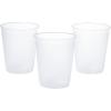 Fun Express Clear Frosted Plastic Cups 16 oz 50 Pack – Premium Disposable Drinkware for Wedding Reception, Birthday Party & Special Events | Elegant Hard Plastic Tumblers with Modern Design