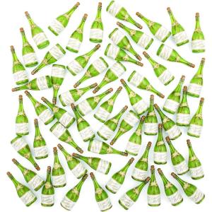 Bulk Champagne Bubble Bottles, 48 Pieces, Wedding, Reception and Grand Event Party Favors