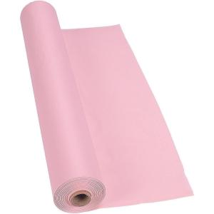 Fun Express 40 x 100 Feet Plastic Table Cover Roll Premium Disposable Plastic Tablecloth for All Type/Shape Tables | Picnic, Party, Banquet, Birthdays, Weddings (Green)(Pink)