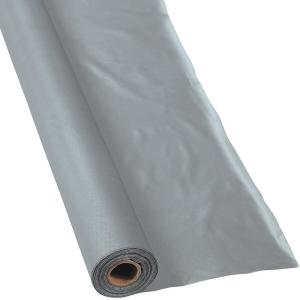 Fun Express 40 x 100 Feet Plastic Table Cover Roll Premium Disposable Plastic Tablecloth for All Type/Shape Tables | Picnic, Party, Banquet, Birthdays, Weddings (Green)(Silver)