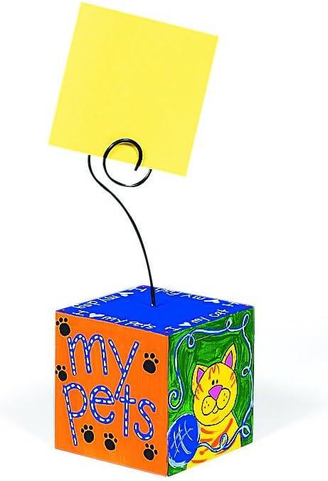 image:imageFun Express DIY Wood Photo Holder Block Craft Kits Set of 12 Wooden Picture Frames for Arts and Crafts for Kids Ages 812 Unfinished Wood Crafts Kids Ages 48 Fun Home Activities amp Classroom