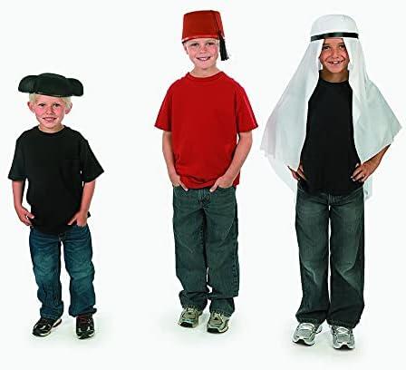image:imageFun Express Funny Hats for Kids amp Adults Crazy Hat Assortment Set of 12 Silly Costume Props for Dress Up Play Parties amp Creative Activities Cultural World Styles Collection