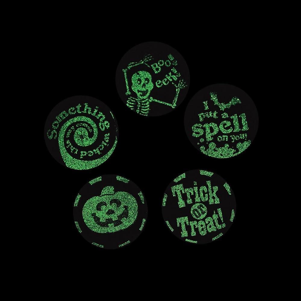 image:imageFun Express GlowintheDark Halloween Sticker Roll 100 Pieces