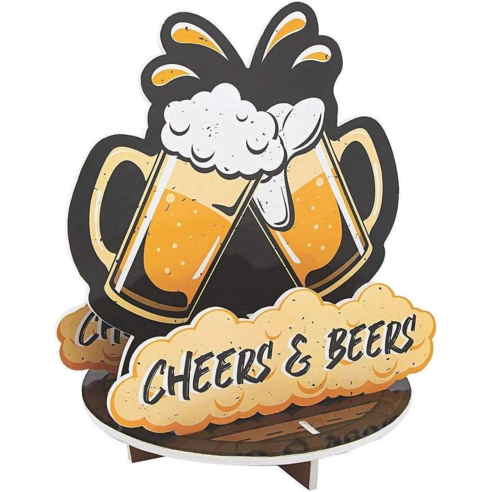 image:imageBEER SLOTTED CENTERPIECE Party Decor 1 Piece