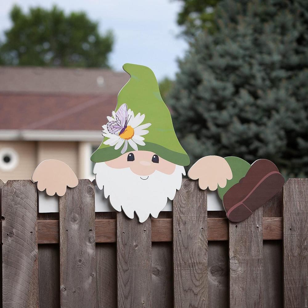 image:imageFun Express Gnome Fence Peeker Decoration