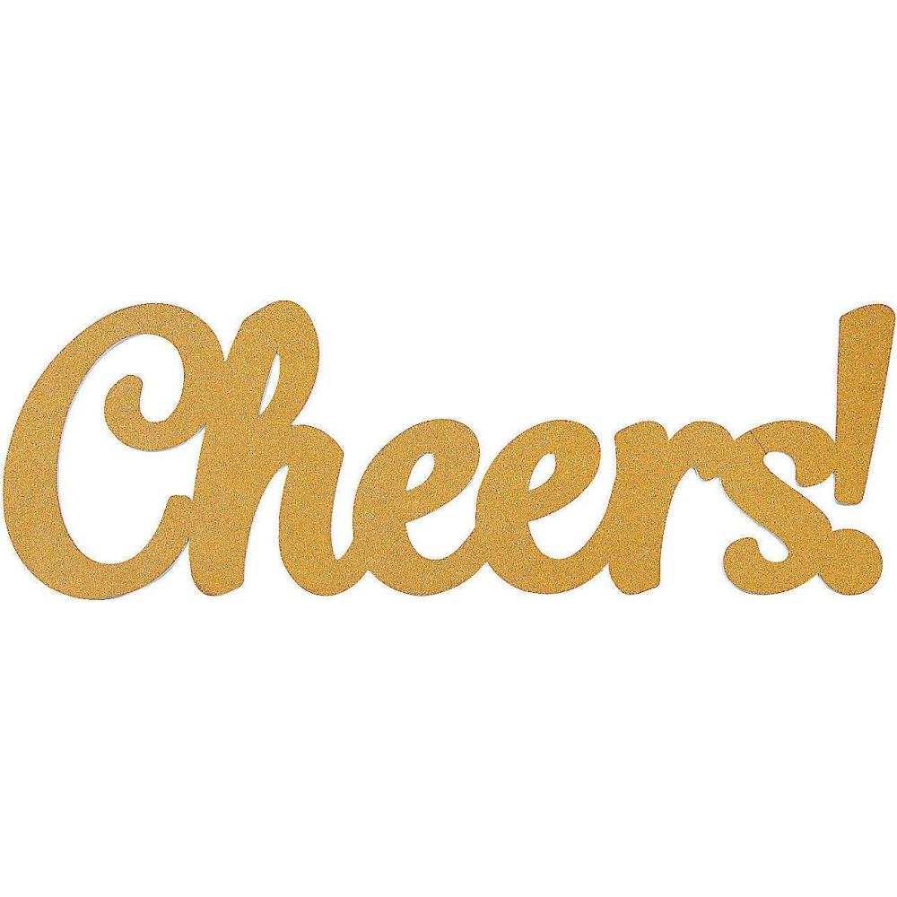 image:imageFun Express Large Glitter Cheers Foam Sign  Sparkling Party Dcor for Weddings Birthdays Celebrations  Bold EyeCatching Design Lightweight Easy Hang  Bars Photo Booths Event Backdrops  1 Piece