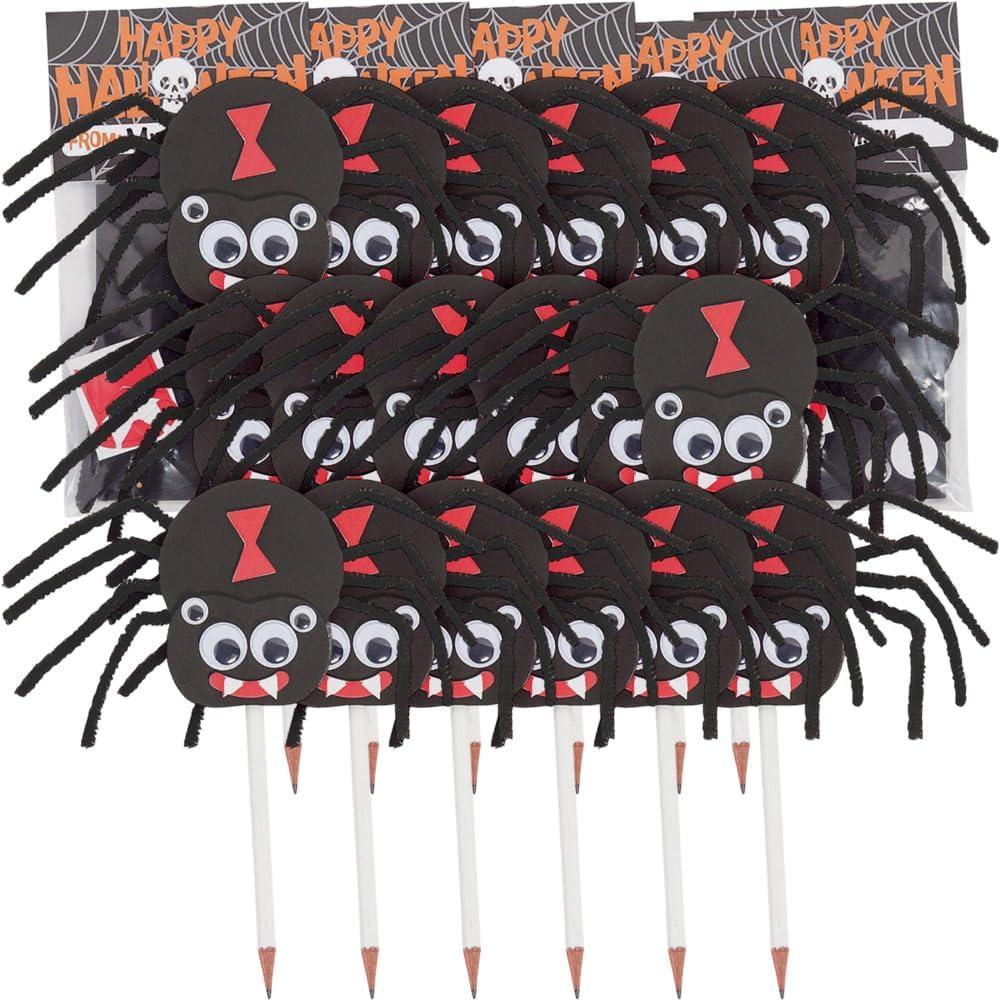 image:imageFun Express Spider Pencil Topper Craft Kit Handout for 24