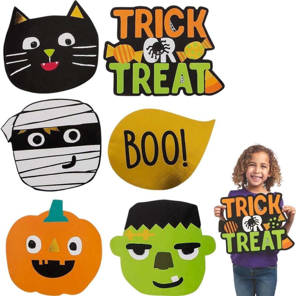 image:imageGhoul Gang Wall Cutouts for Halloween  Party Decor  Wall Decor  Cutouts  Halloween  6 Pieces